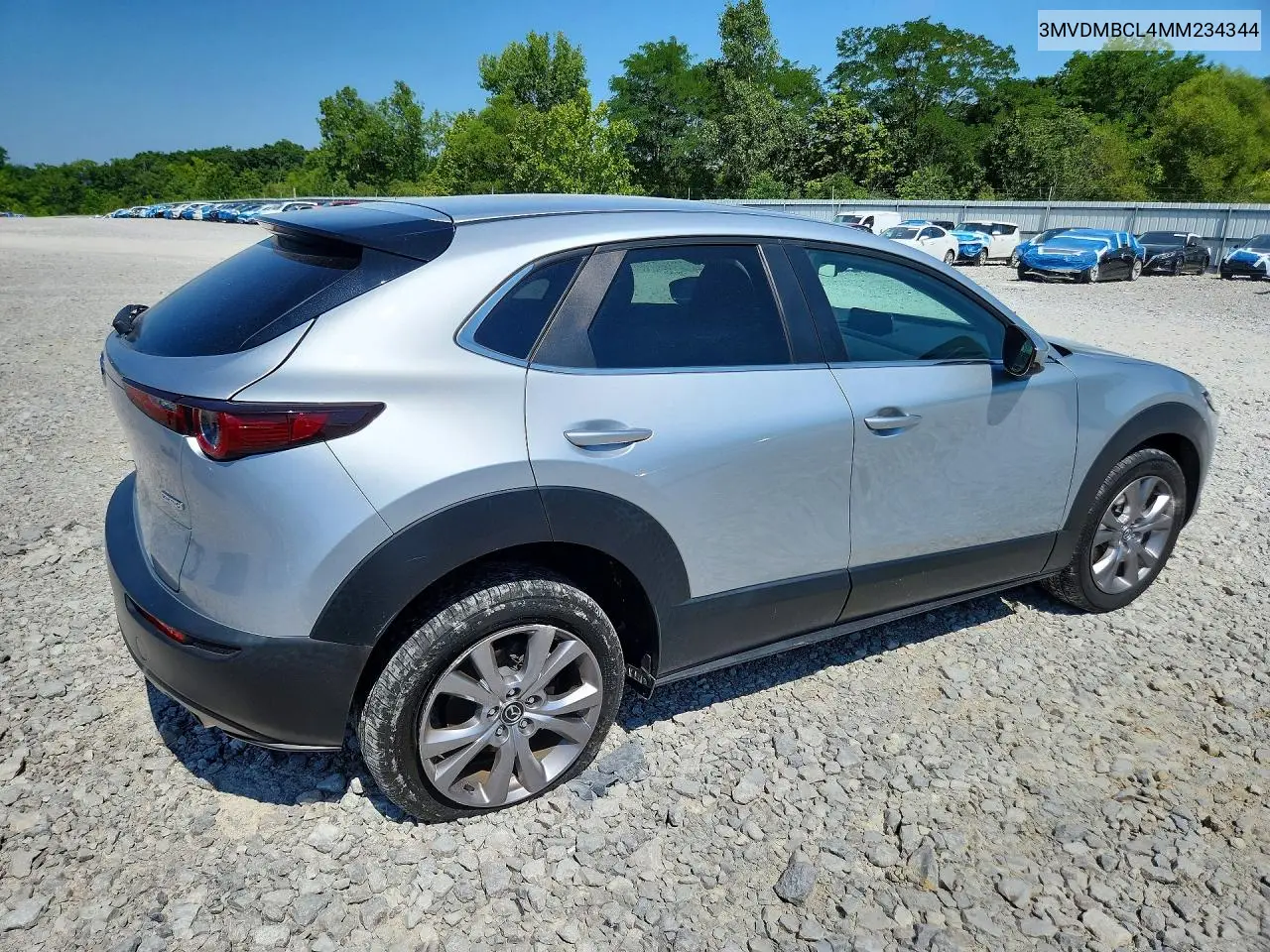 2021 Mazda Cx-30 Preferred VIN: 3MVDMBCL4MM234344 Lot: 61143166