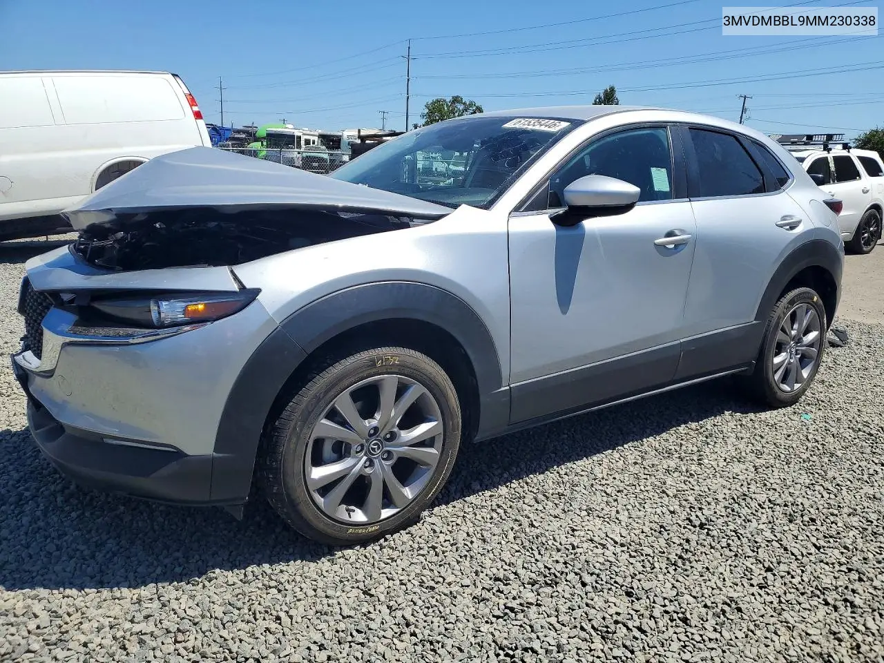 2021 Mazda Cx-30 Select VIN: 3MVDMBBL9MM230338 Lot: 61535446