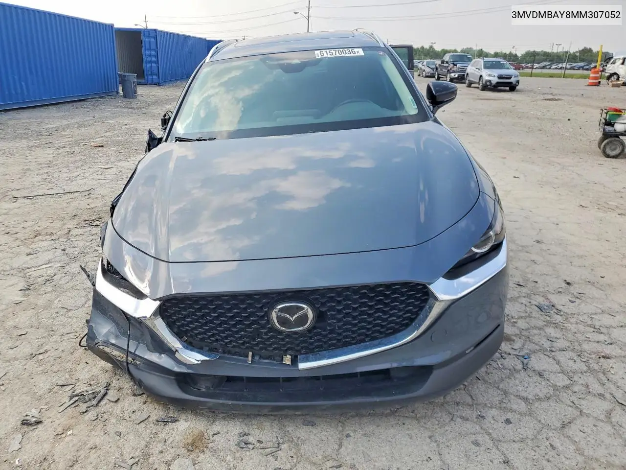 2021 Mazda Cx-30 VIN: 3MVDMBAY8MM307052 Lot: 61570036