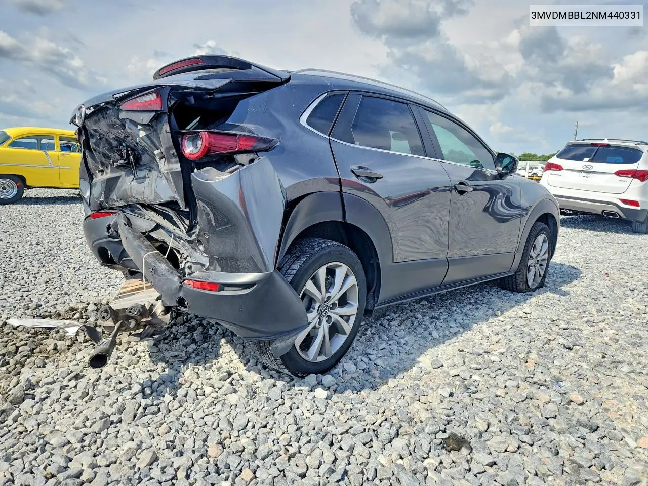 2022 Mazda Cx-30 Select VIN: 3MVDMBBL2NM440331 Lot: 58191306