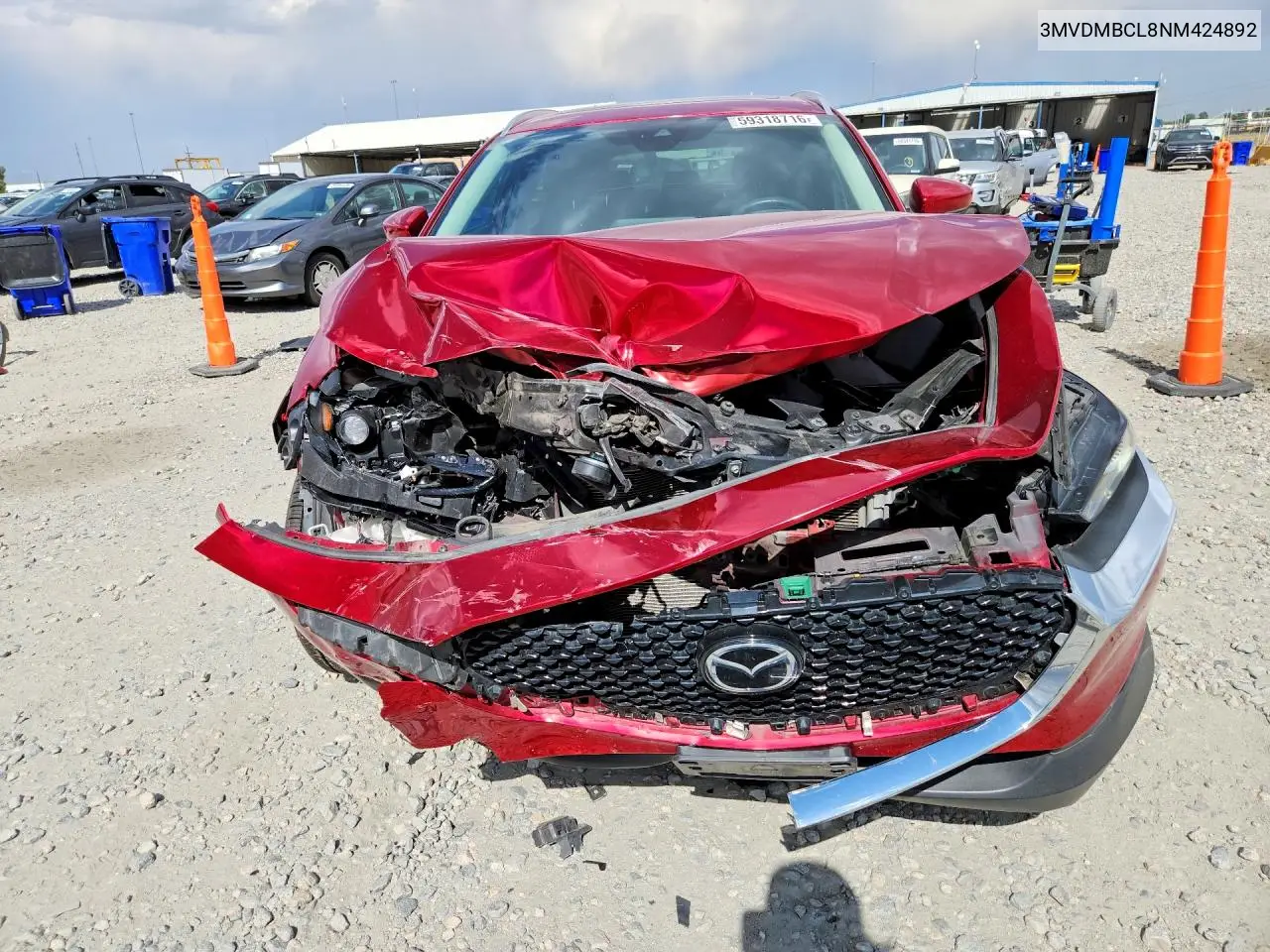 2022 Mazda Cx-30 Preferred VIN: 3MVDMBCL8NM424892 Lot: 59318716