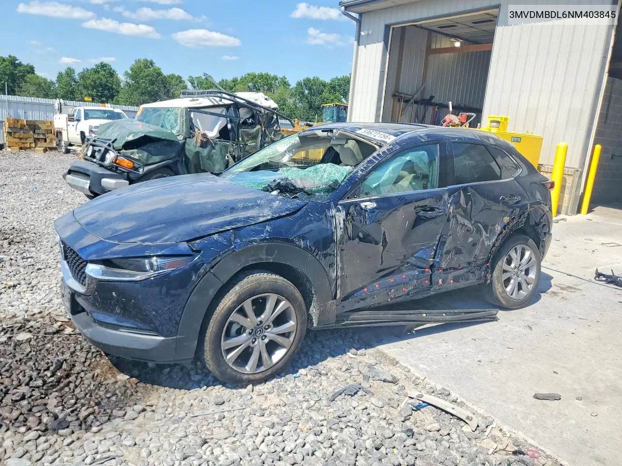 2022 Mazda Cx-30 Premium VIN: 3MVDMBDL6NM403845 Lot: 59672156