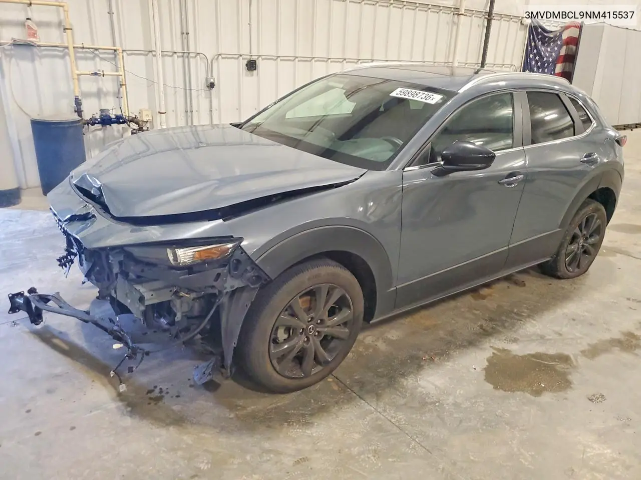 2022 Mazda Cx-30 Preferred VIN: 3MVDMBCL9NM415537 Lot: 59898736
