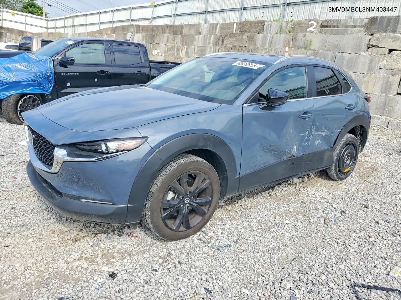 2022 Mazda Cx-30 Preferred VIN: 3MVDMBCL3NM403447 Lot: 60018956
