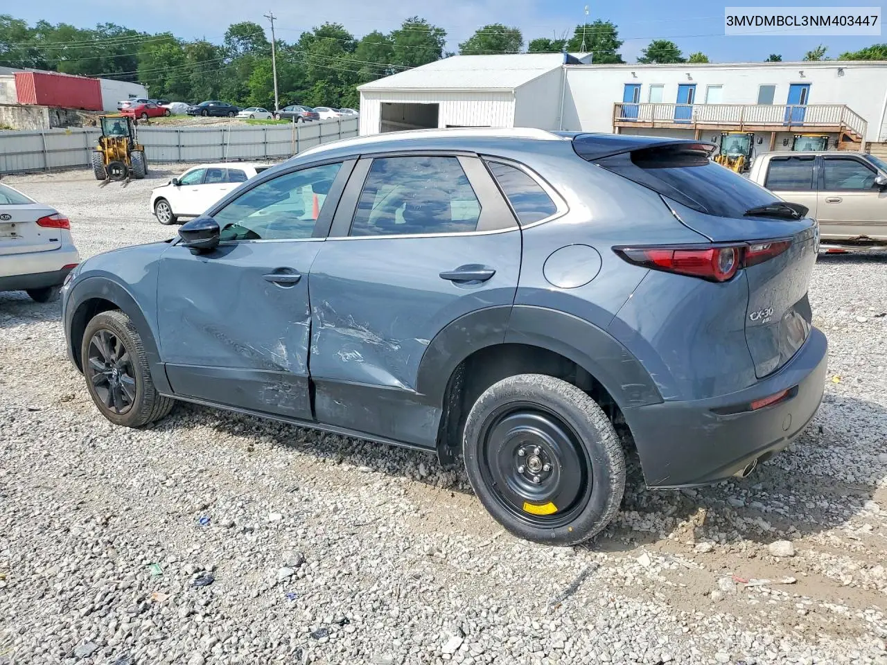 2022 Mazda Cx-30 Preferred VIN: 3MVDMBCL3NM403447 Lot: 60018956