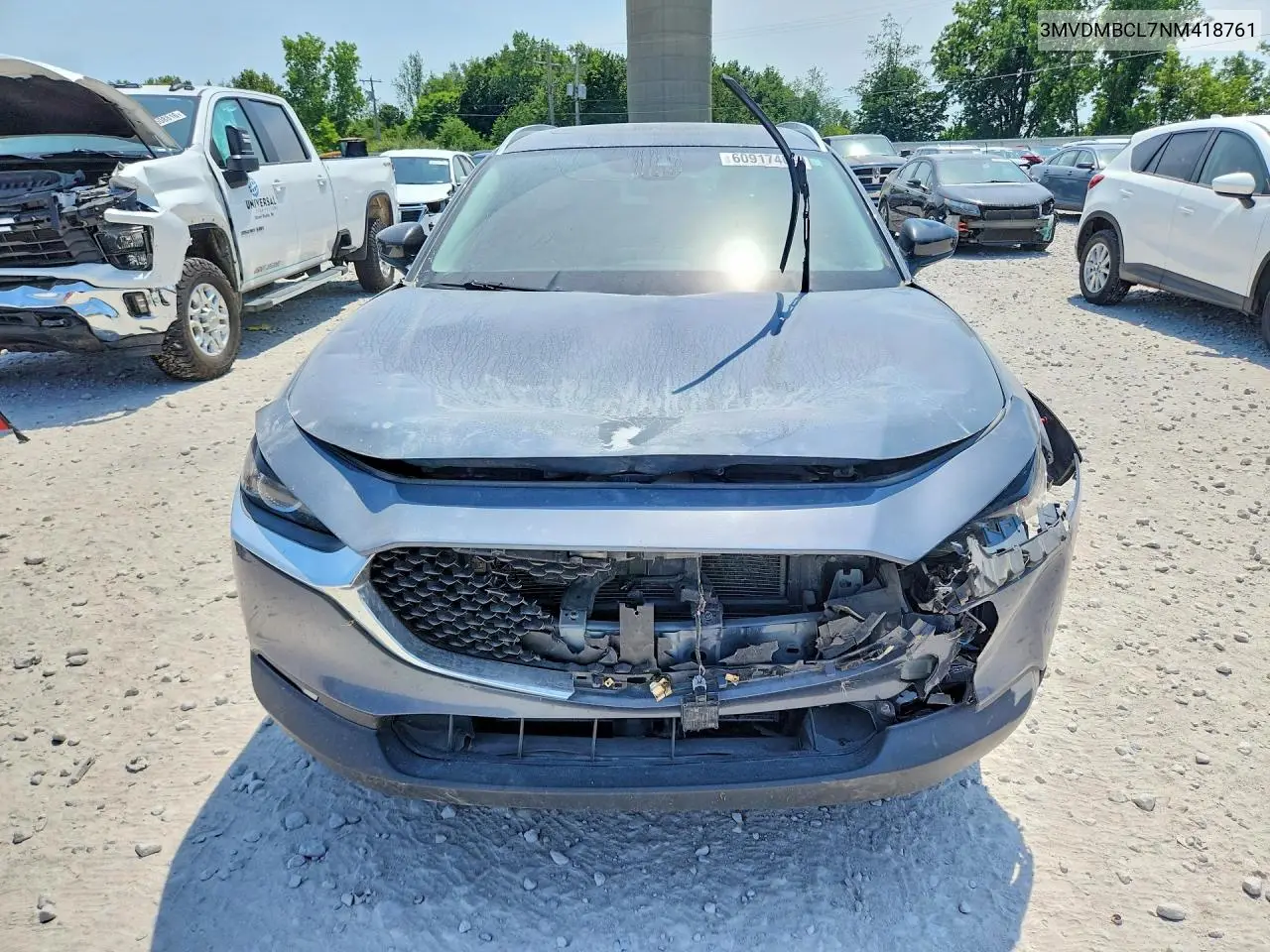 2022 Mazda Cx-30 Preferred VIN: 3MVDMBCL7NM418761 Lot: 60917406