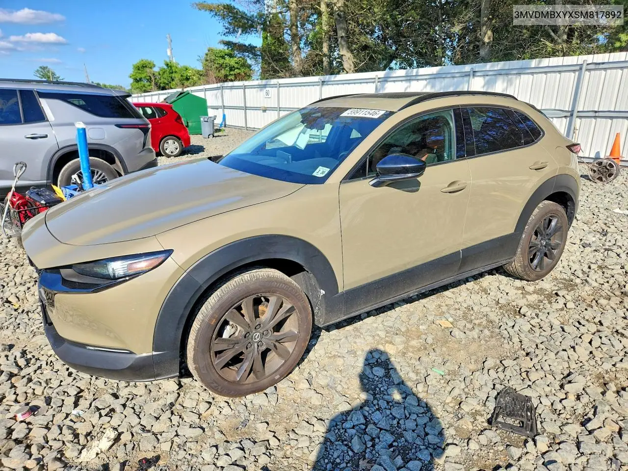 2025 Mazda Cx-30 Carbon Turbo VIN: 3MVDMBXYXSM817892 Lot: 59911546
