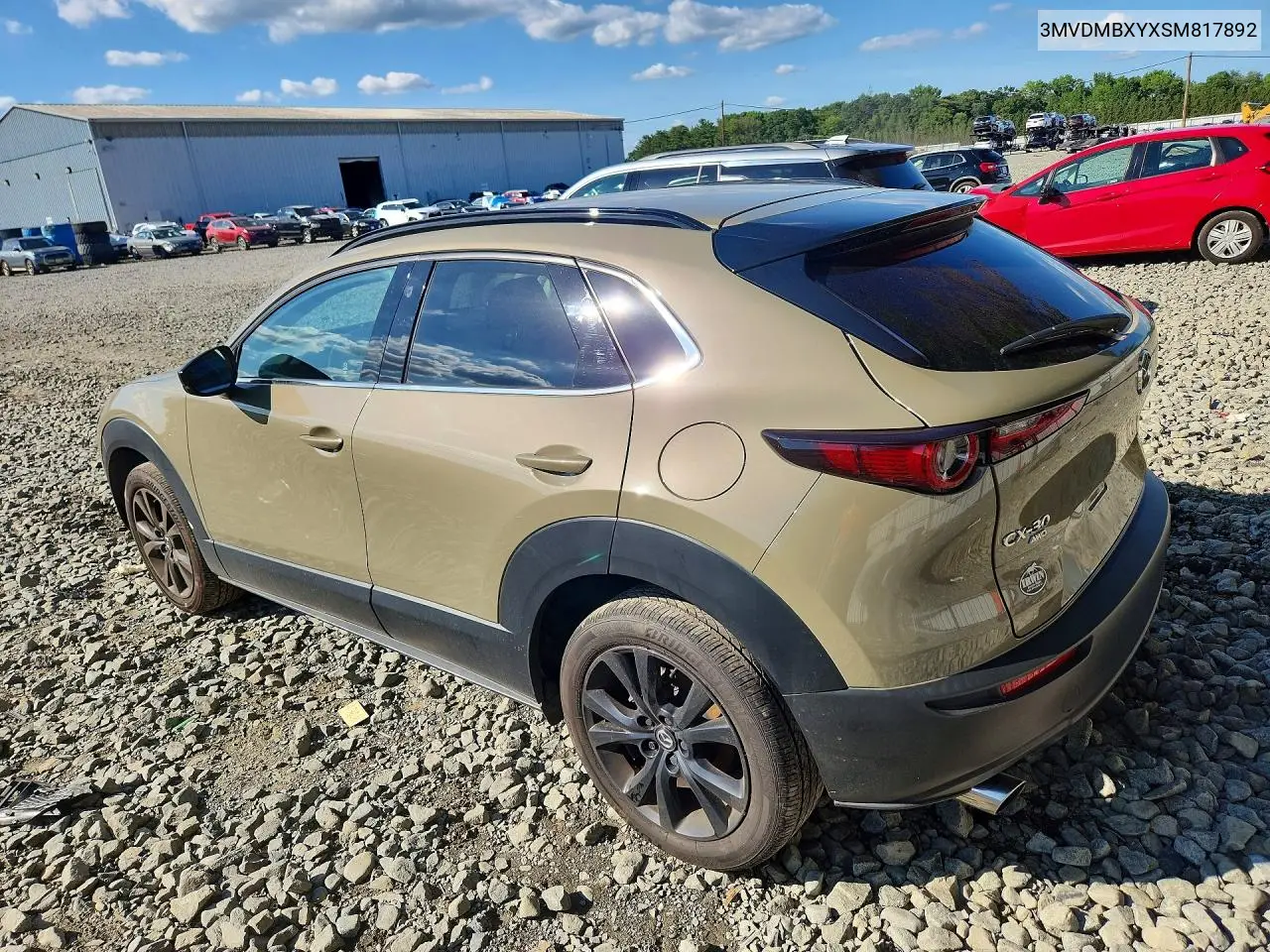 2025 Mazda Cx-30 Carbon Turbo VIN: 3MVDMBXYXSM817892 Lot: 59911546