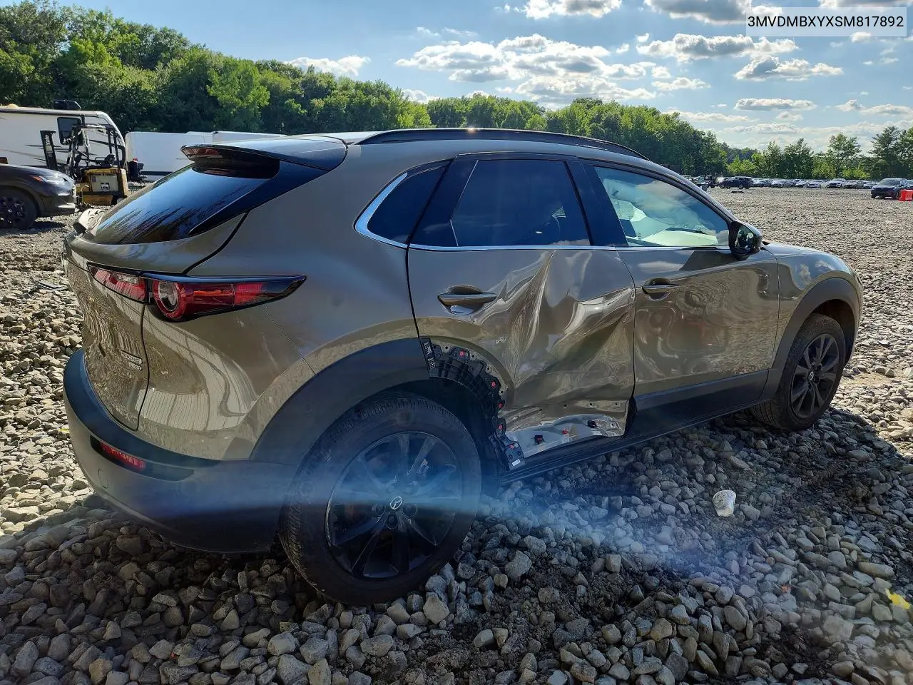 2025 Mazda Cx-30 Carbon Turbo VIN: 3MVDMBXYXSM817892 Lot: 59911546