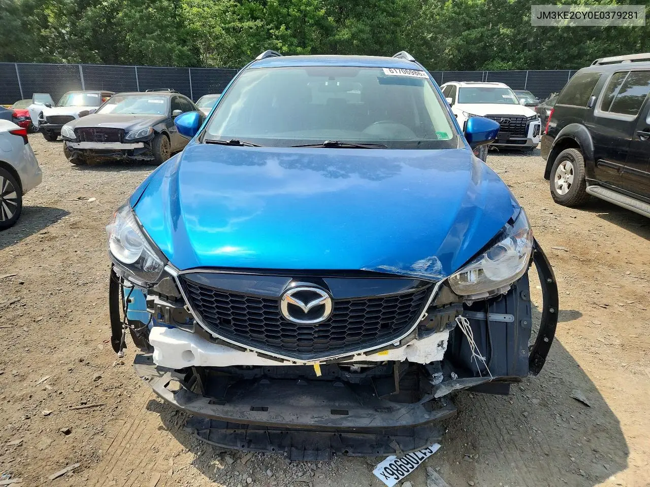 2014 Mazda Cx-5 Touring VIN: JM3KE2CY0E0379281 Lot: 61706986