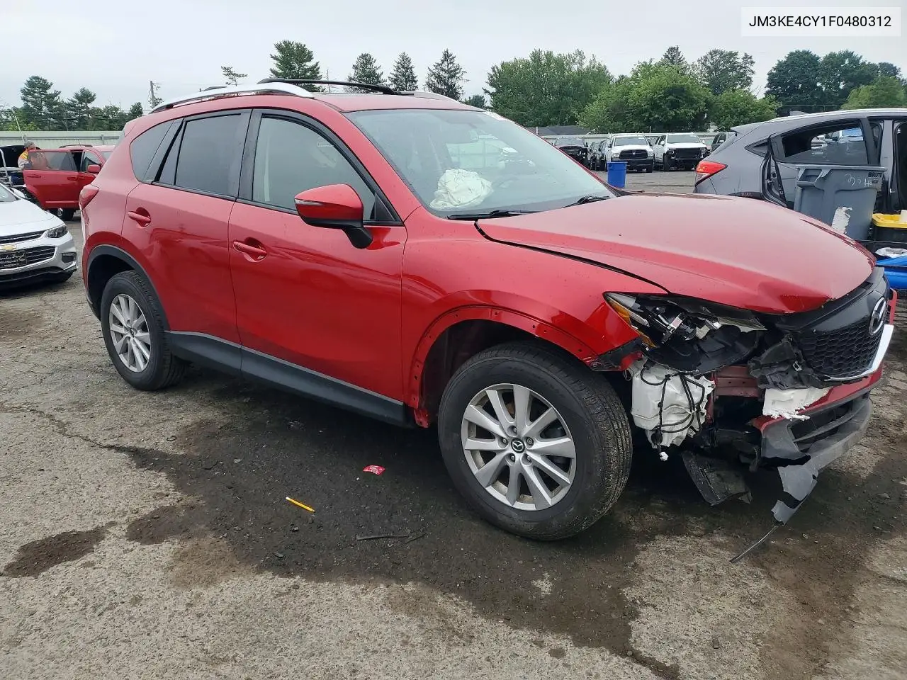 2015 Mazda Cx-5 Touring VIN: JM3KE4CY1F0480312 Lot: 61804986