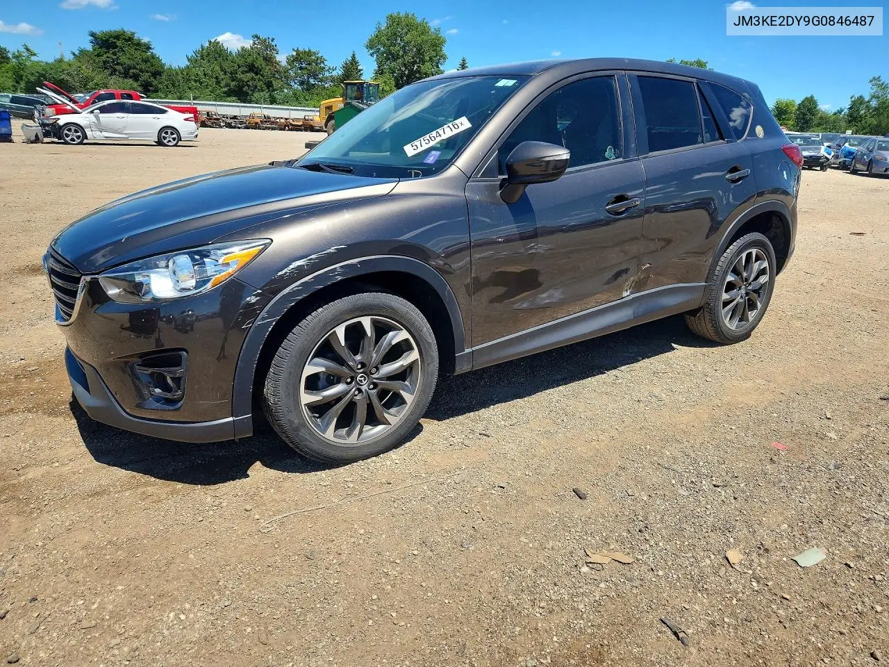 2016 Mazda Cx-5 Gt VIN: JM3KE2DY9G0846487 Lot: 57564716