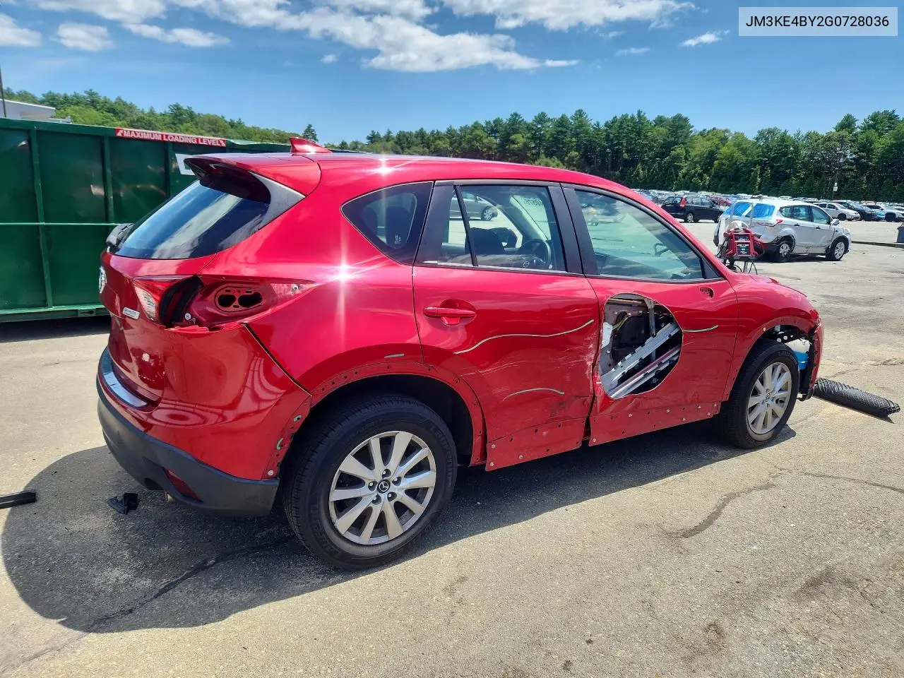 2016 Mazda Cx-5 Sport VIN: JM3KE4BY2G0728036 Lot: 61240576