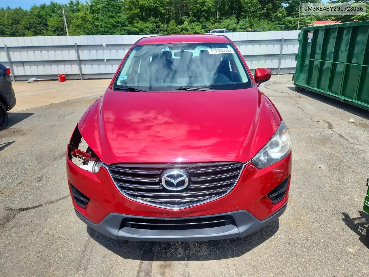 2016 Mazda Cx-5 Sport VIN: JM3KE4BY2G0728036 Lot: 61240576