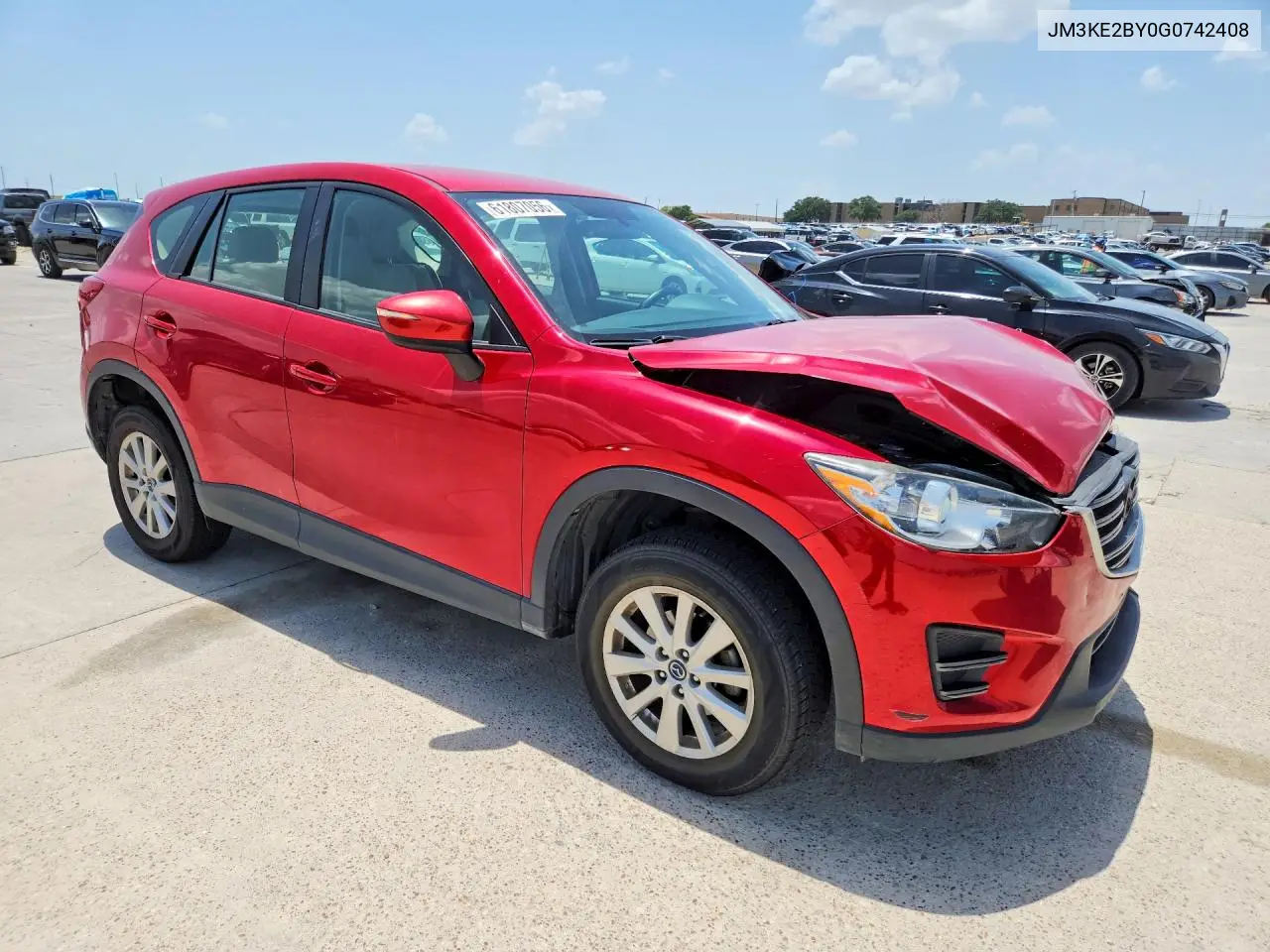 2016 Mazda Cx-5 Sport VIN: JM3KE2BY0G0742408 Lot: 61807056