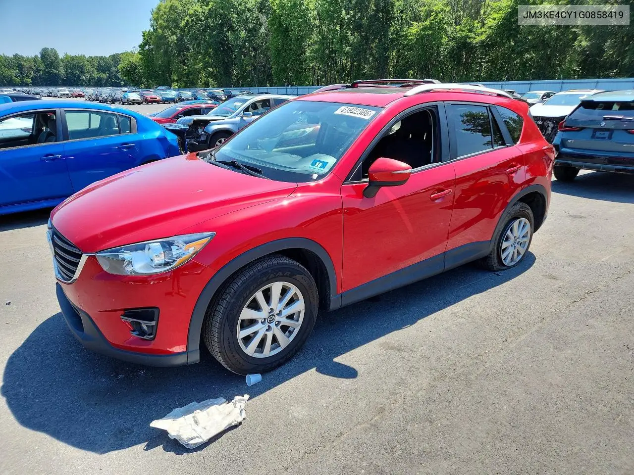 2016 Mazda Cx-5 Touring VIN: JM3KE4CY1G0858419 Lot: 61922386
