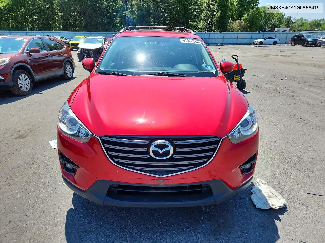 2016 Mazda Cx-5 Touring VIN: JM3KE4CY1G0858419 Lot: 61922386
