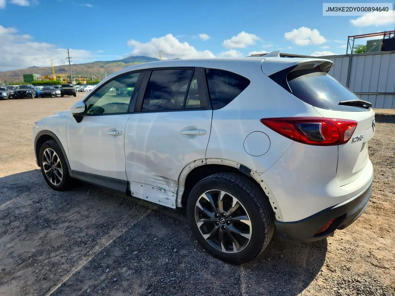 2016 Mazda Cx-5 Gt VIN: JM3KE2DY0G0894640 Lot: 62093096