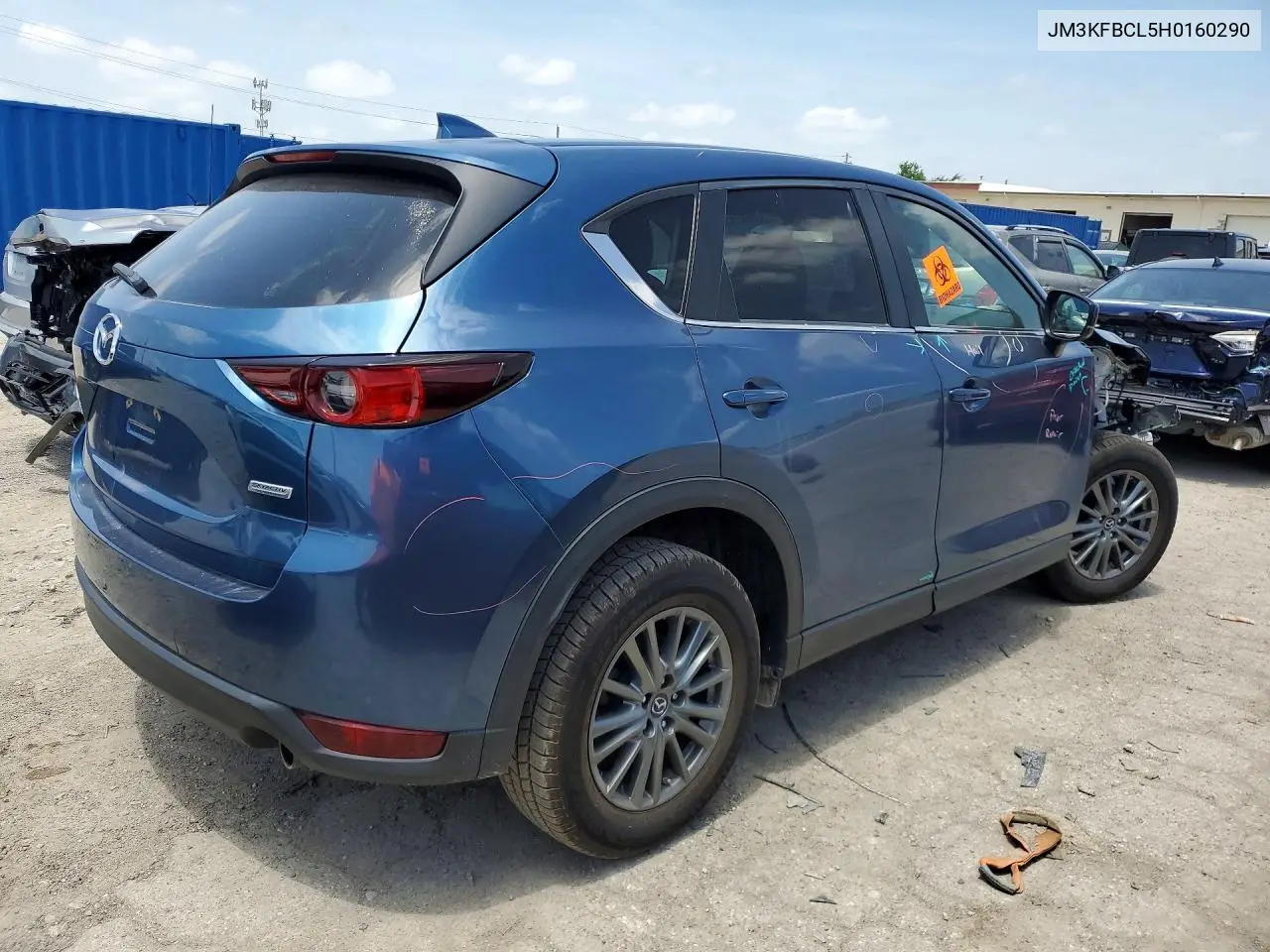 2017 Mazda Cx-5 Touring VIN: JM3KFBCL5H0160290 Lot: 58942126