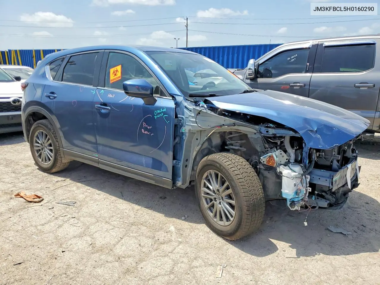 2017 Mazda Cx-5 Touring VIN: JM3KFBCL5H0160290 Lot: 58942126