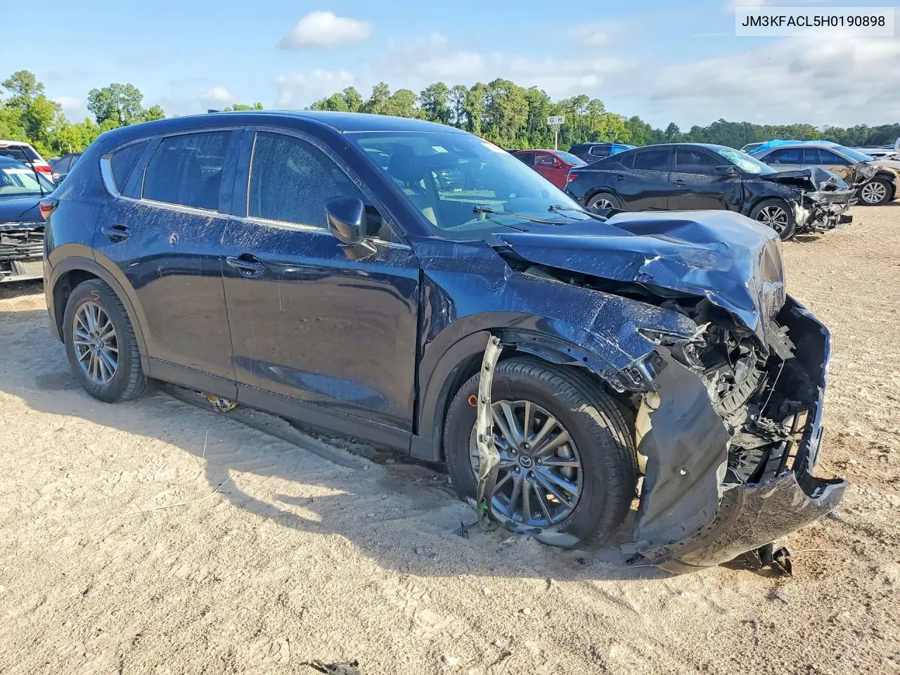 2017 Mazda Cx-5 Touring VIN: JM3KFACL5H0190898 Lot: 59971656