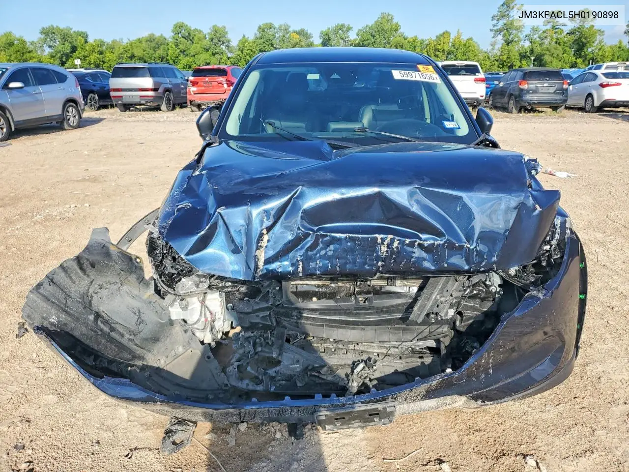 2017 Mazda Cx-5 Touring VIN: JM3KFACL5H0190898 Lot: 59971656