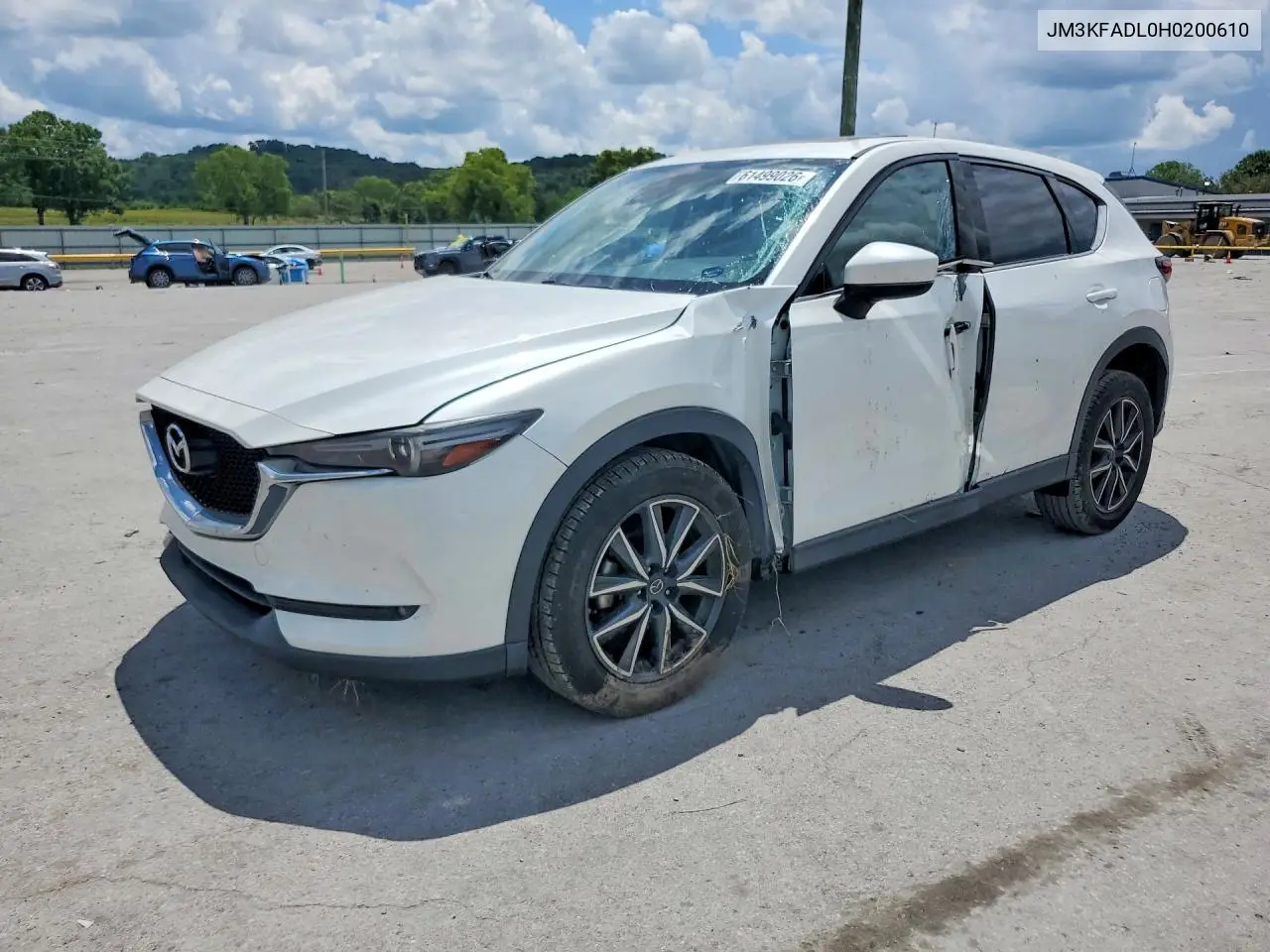2017 Mazda Cx-5 Grand Touring VIN: JM3KFADL0H0200610 Lot: 61499026