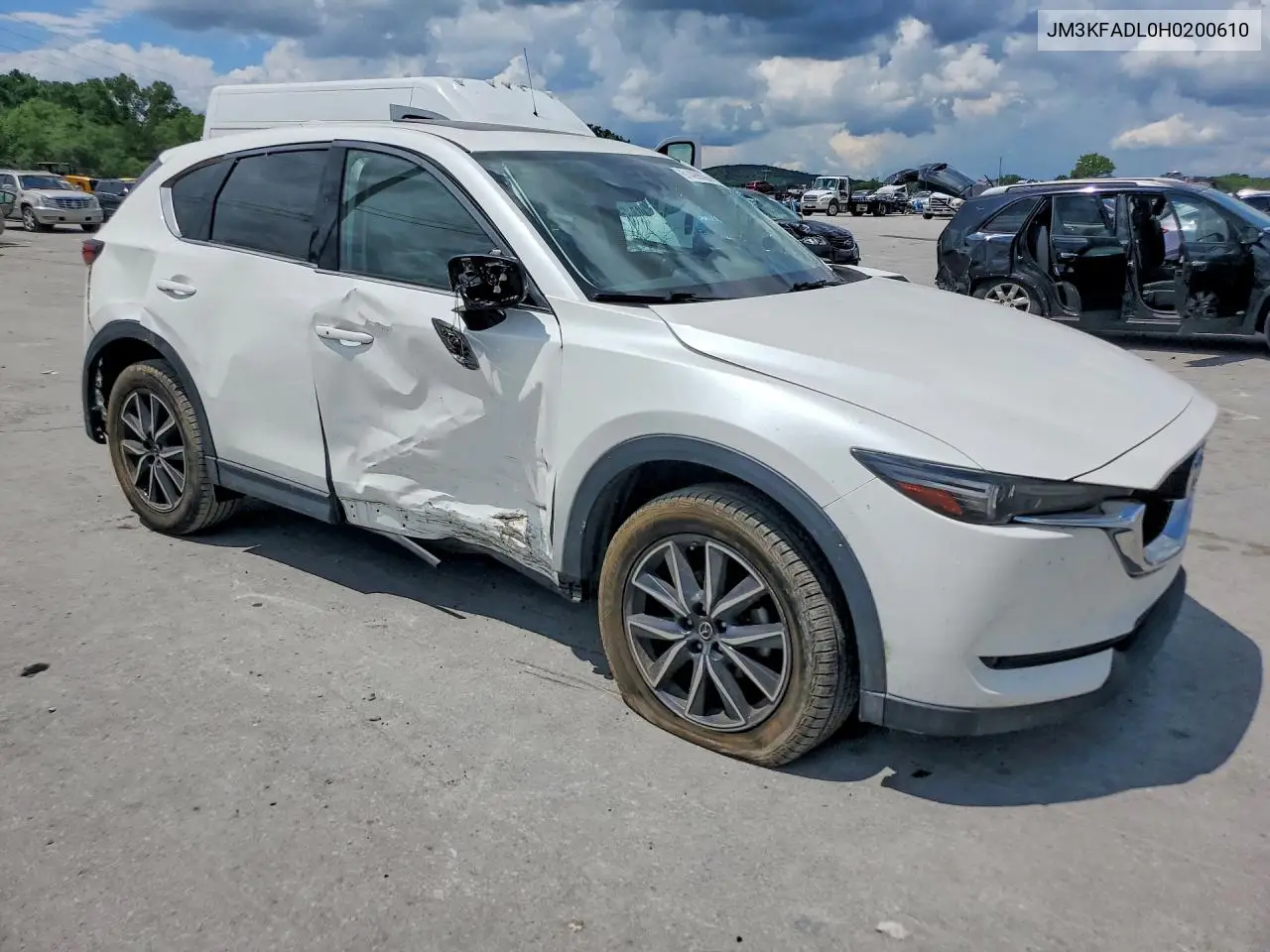2017 Mazda Cx-5 Grand Touring VIN: JM3KFADL0H0200610 Lot: 61499026