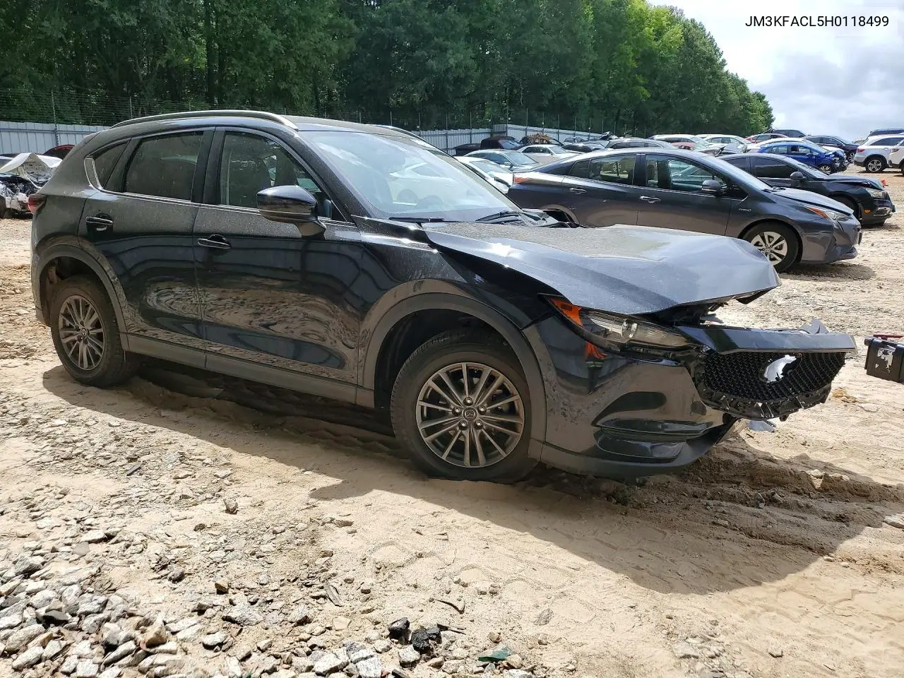 2017 Mazda Cx-5 Touring VIN: JM3KFACL5H0118499 Lot: 62076296