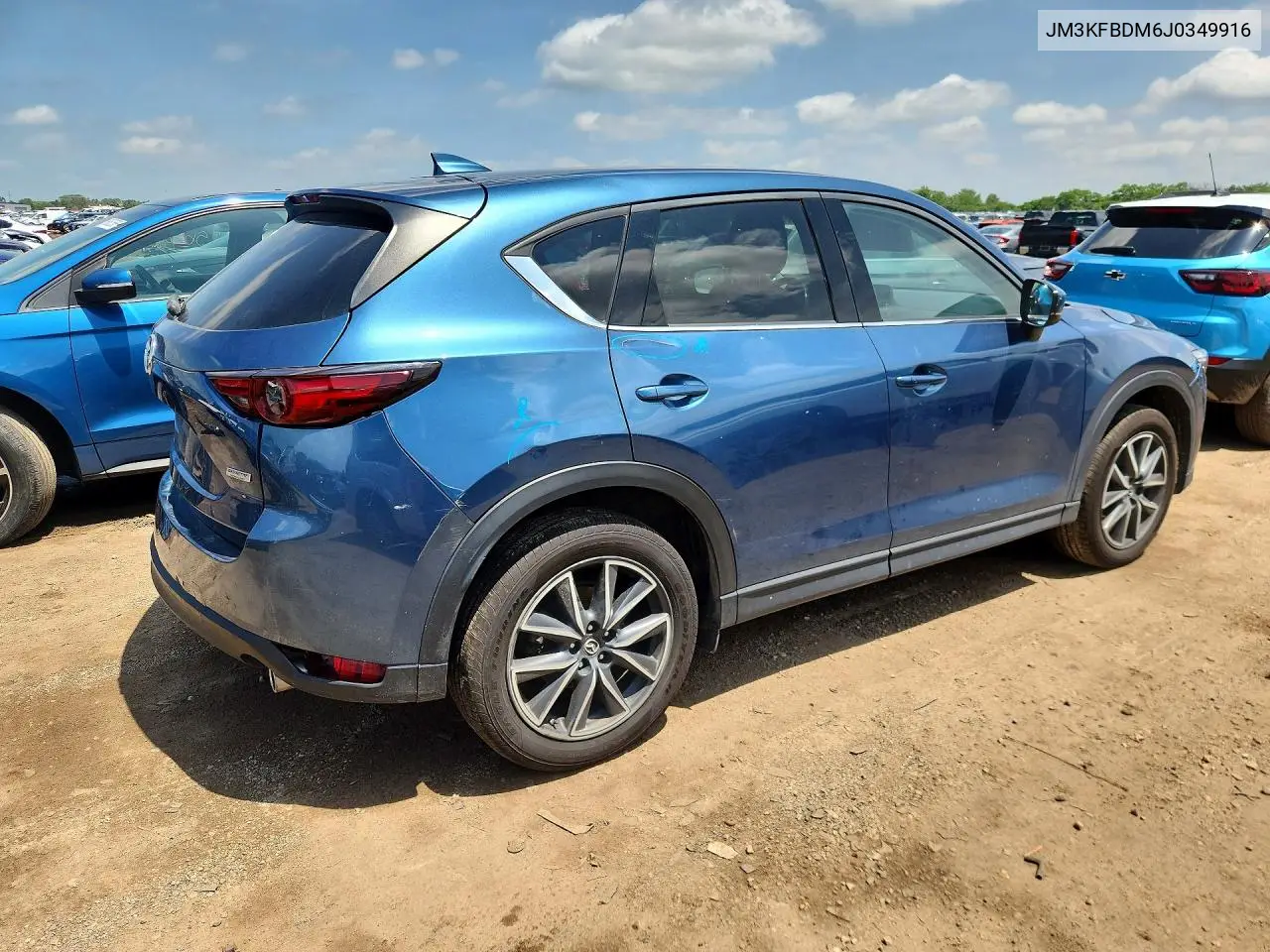 2018 Mazda Cx-5 Grand Touring VIN: JM3KFBDM6J0349916 Lot: 56504156