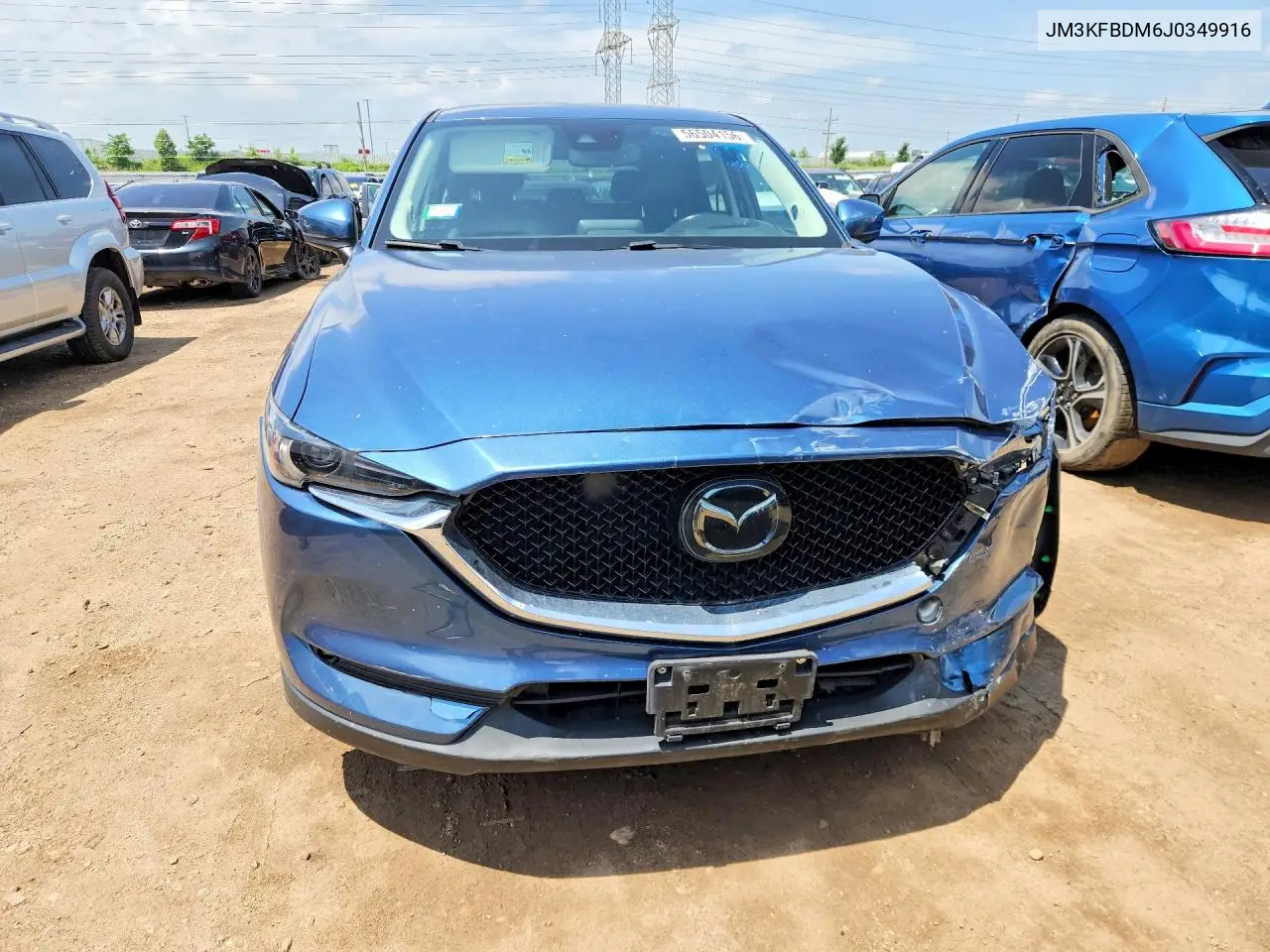 2018 Mazda Cx-5 Grand Touring VIN: JM3KFBDM6J0349916 Lot: 56504156