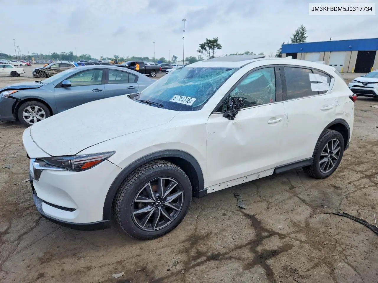 2018 Mazda Cx-5 Grand Touring VIN: JM3KFBDM5J0317734 Lot: 61784746