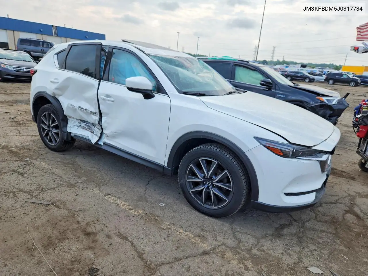 2018 Mazda Cx-5 Grand Touring VIN: JM3KFBDM5J0317734 Lot: 61784746