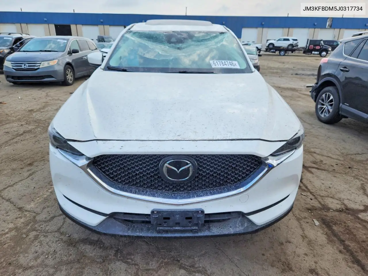 2018 Mazda Cx-5 Grand Touring VIN: JM3KFBDM5J0317734 Lot: 61784746