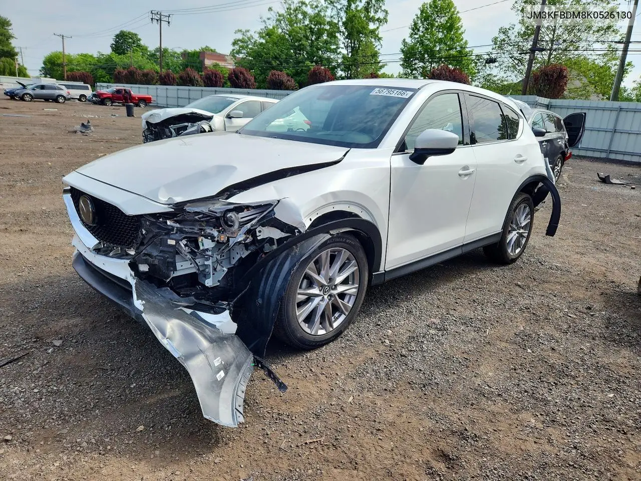 2019 Mazda Cx-5 Grand Touring VIN: JM3KFBDM8K0526130 Lot: 56795166