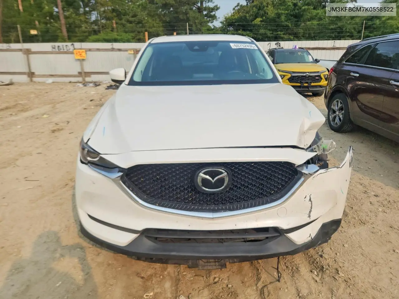 2019 Mazda Cx-5 Touring VIN: JM3KFBCM7K0558522 Lot: 60752496
