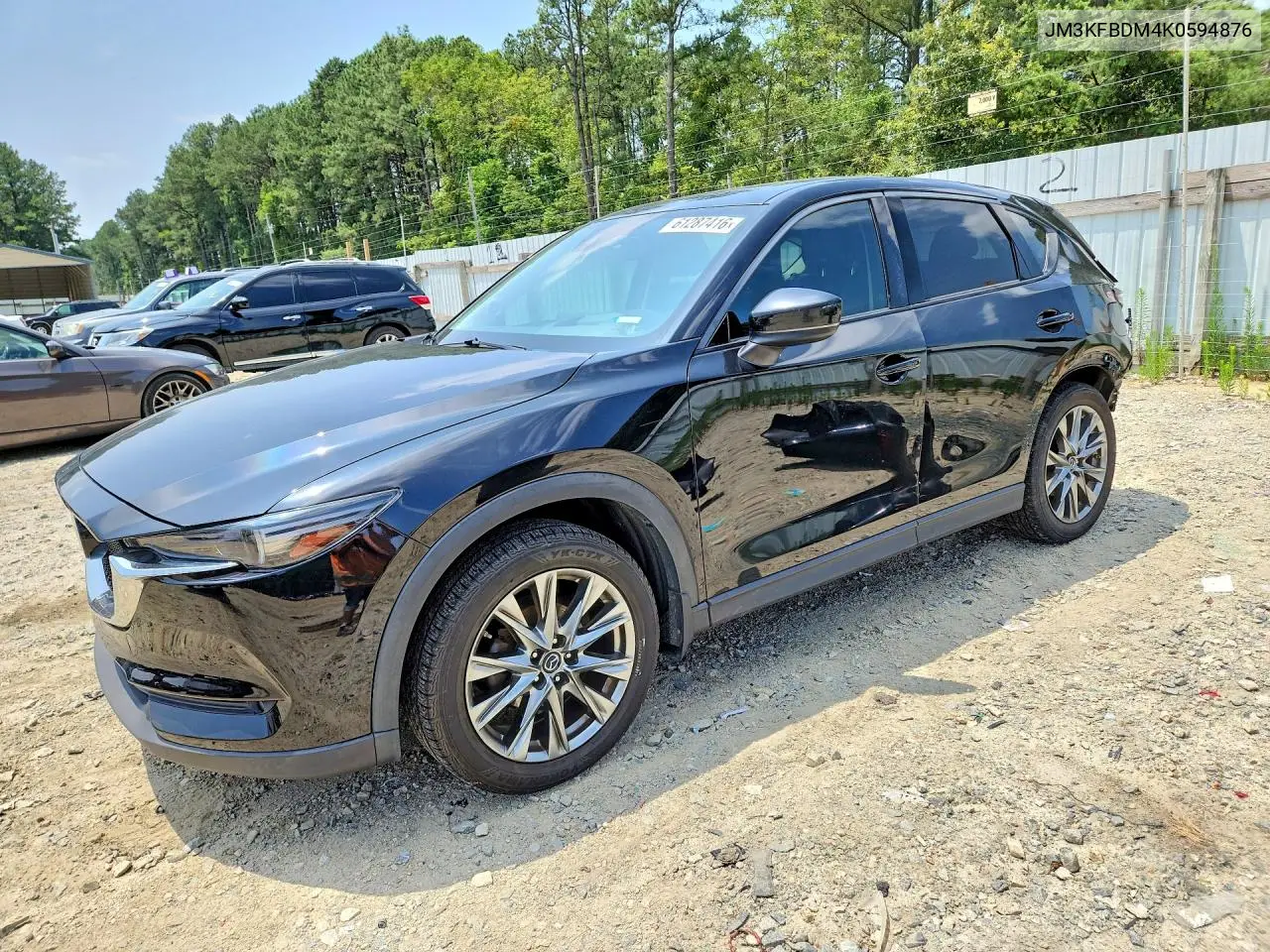 2019 Mazda Cx-5 Grand Touring VIN: JM3KFBDM4K0594876 Lot: 61287416