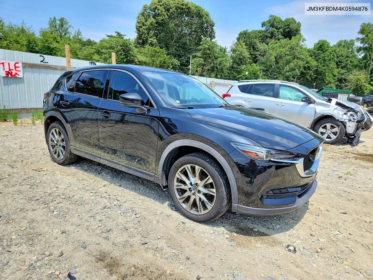 2019 Mazda Cx-5 Grand Touring VIN: JM3KFBDM4K0594876 Lot: 61287416