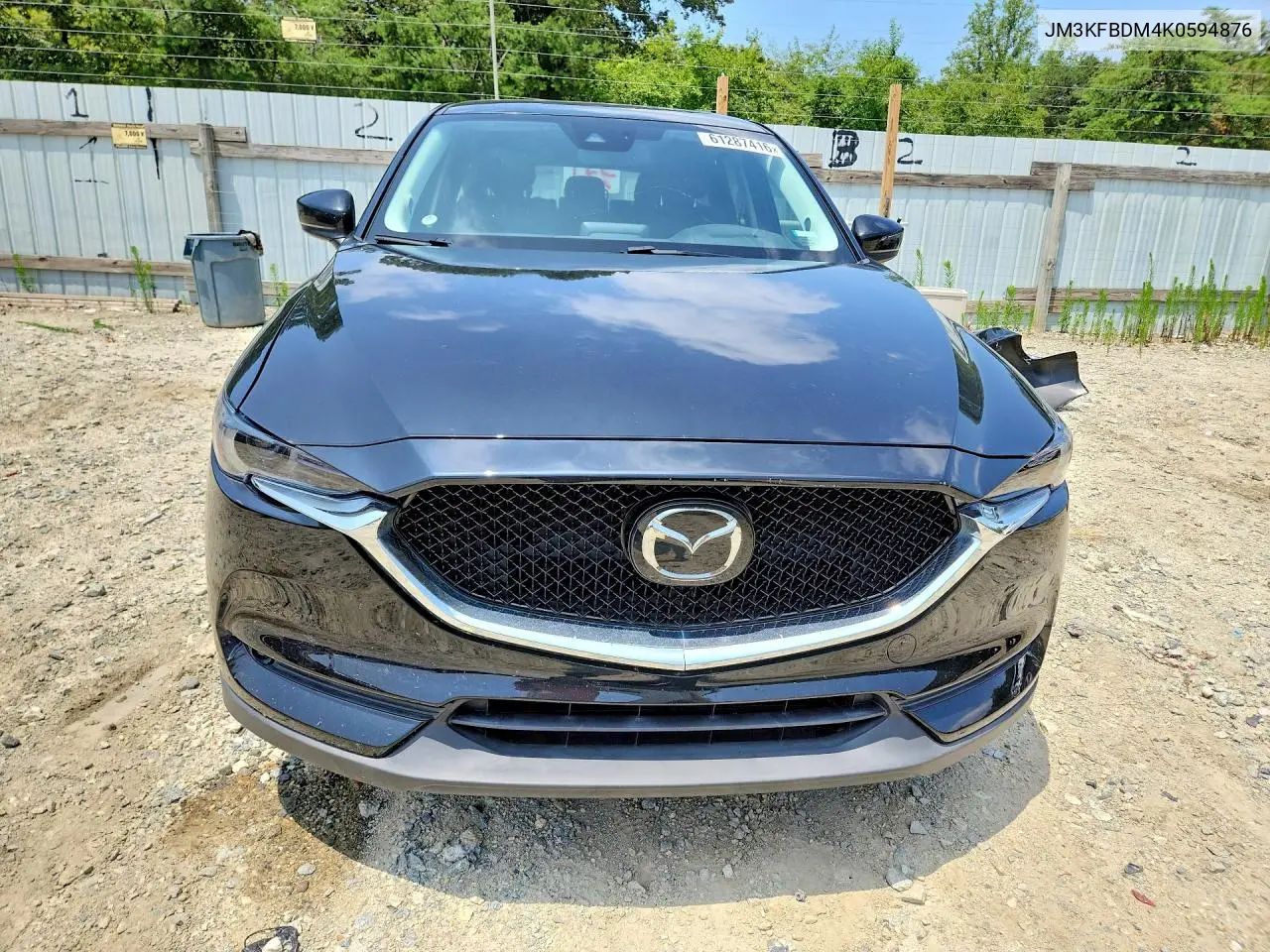 2019 Mazda Cx-5 Grand Touring VIN: JM3KFBDM4K0594876 Lot: 61287416