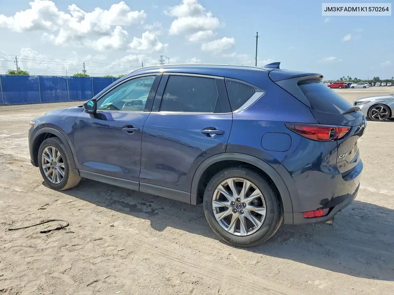 2019 Mazda Cx-5 Grand Touring VIN: JM3KFADM1K1570264 Lot: 61289056