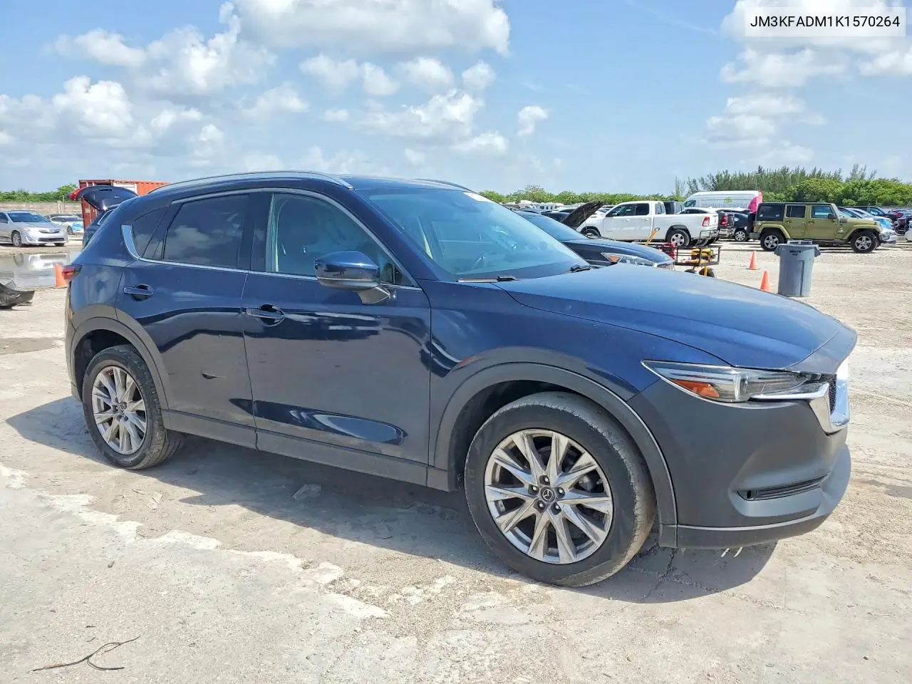 2019 Mazda Cx-5 Grand Touring VIN: JM3KFADM1K1570264 Lot: 61289056