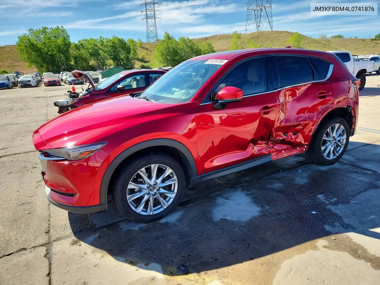 2020 Mazda Cx-5 Grand Touring VIN: JM3KFBDM4L0741876 Lot: 57079706
