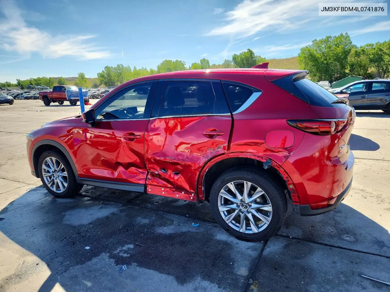 2020 Mazda Cx-5 Grand Touring VIN: JM3KFBDM4L0741876 Lot: 57079706