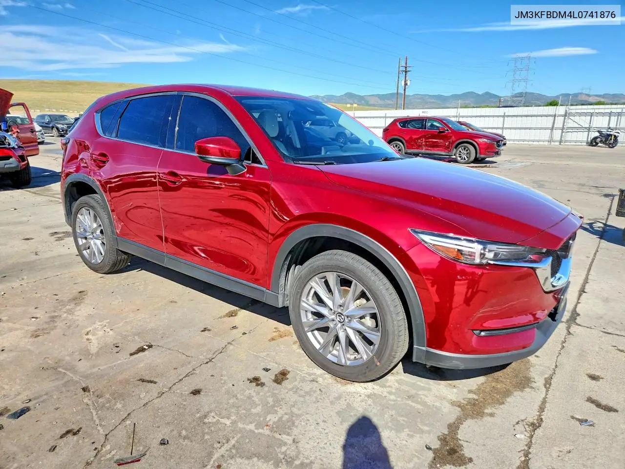 2020 Mazda Cx-5 Grand Touring VIN: JM3KFBDM4L0741876 Lot: 57079706