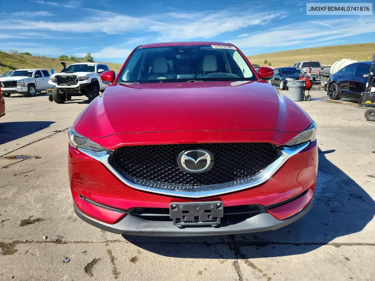 2020 Mazda Cx-5 Grand Touring VIN: JM3KFBDM4L0741876 Lot: 57079706
