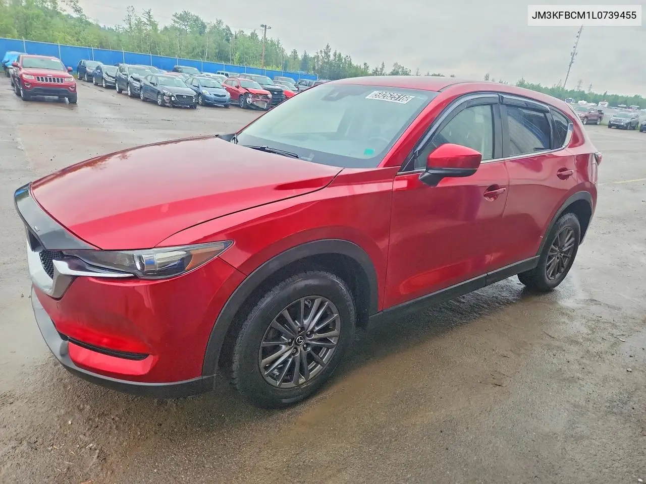 2020 Mazda Cx-5 Touring VIN: JM3KFBCM1L0739455 Lot: 59262516