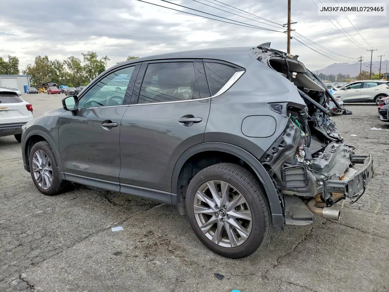 2020 Mazda Cx-5 Grand Touring VIN: JM3KFADM8L0729465 Lot: 61616016