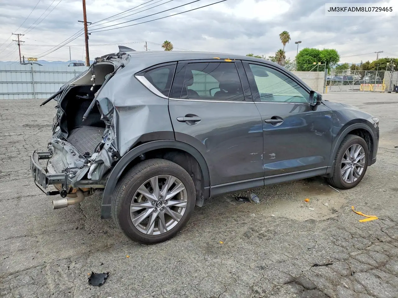 2020 Mazda Cx-5 Grand Touring VIN: JM3KFADM8L0729465 Lot: 61616016