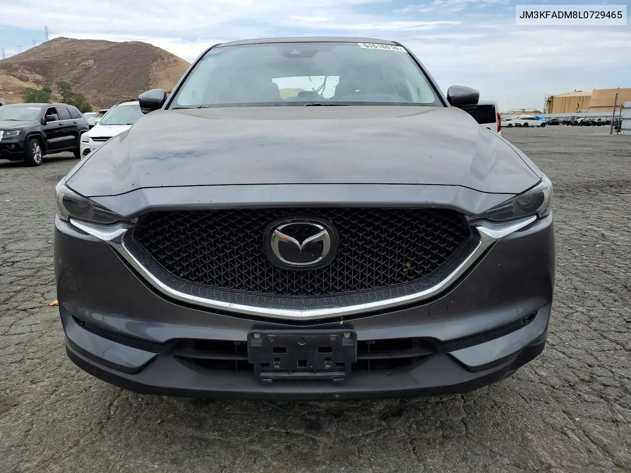 2020 Mazda Cx-5 Grand Touring VIN: JM3KFADM8L0729465 Lot: 61616016