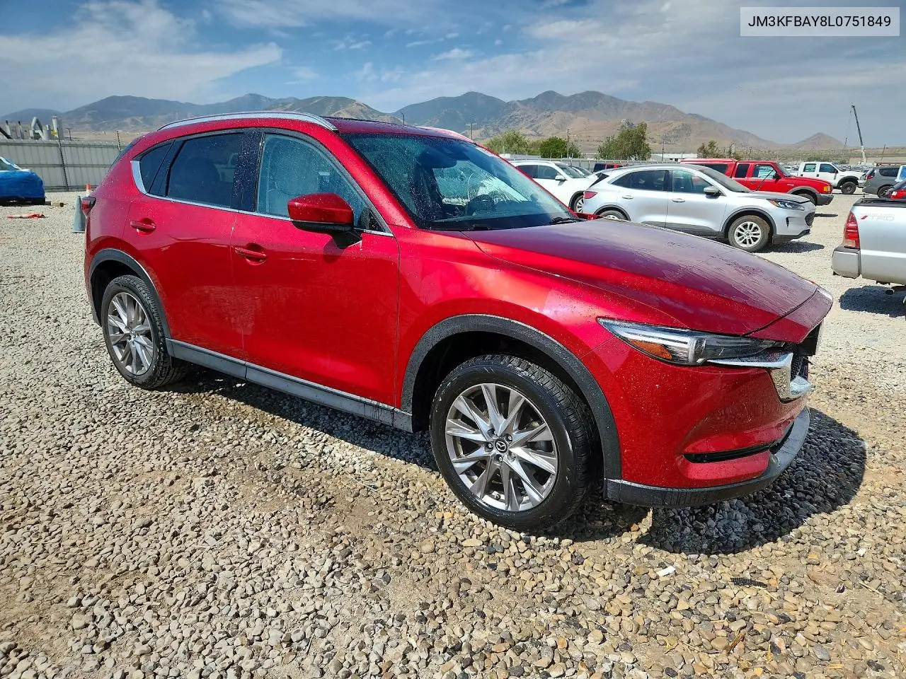 2020 Mazda Cx-5 Grand Touring Reserve VIN: JM3KFBAY8L0751849 Lot: 61913086
